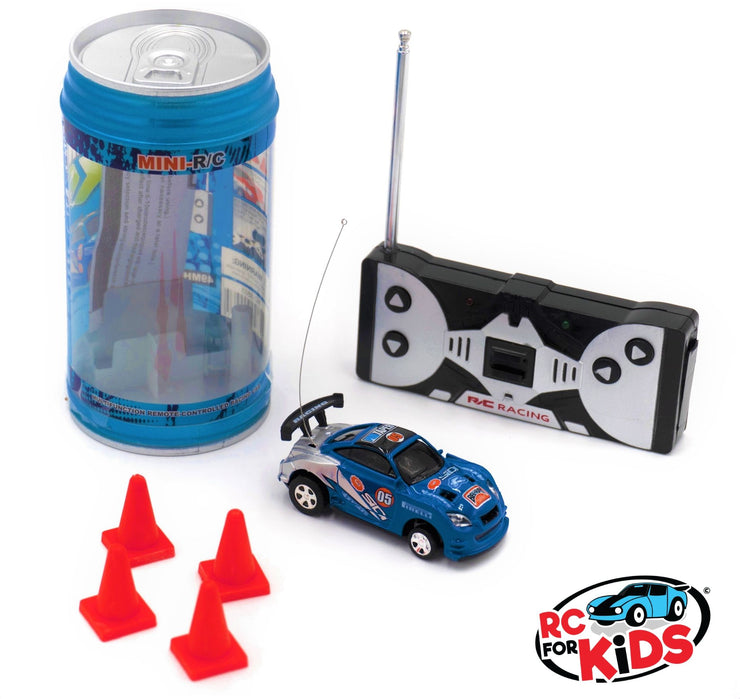 Micro RC Car | Blue Can | Remote Control Mini Race Car Children toy that comes in the Rc For Kids Toy Box