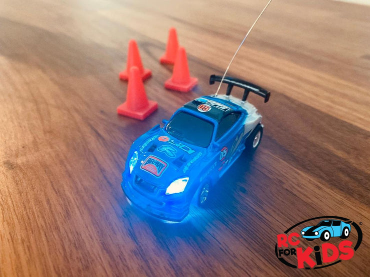 Micro RC Car | Black Car Police Can | Remote Control Mini Race Car